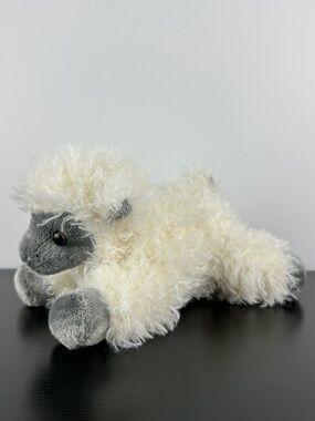 Aurora Mini Flopsie Lamb Sheep 8” White Gray Plush Stuffed Animal Flopsies